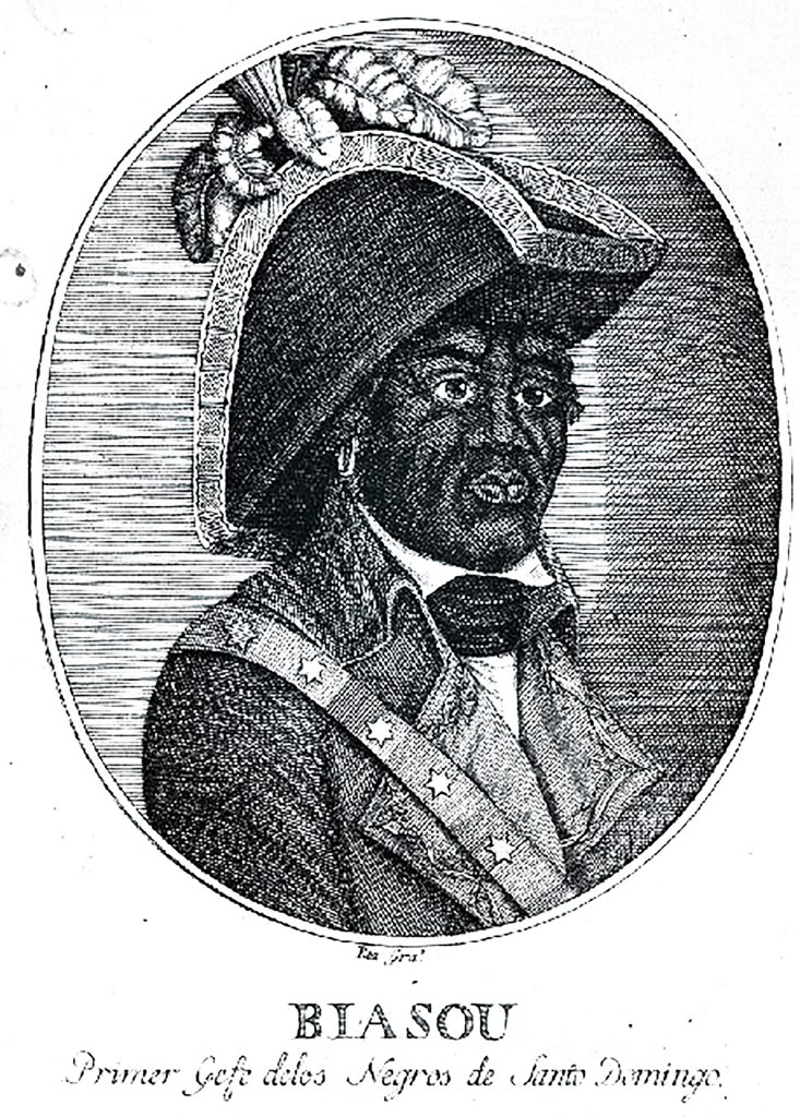 A portrait of Haitian General Jorge Biassou