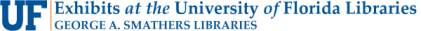 The University of Florida Libraries' Exhibits logo